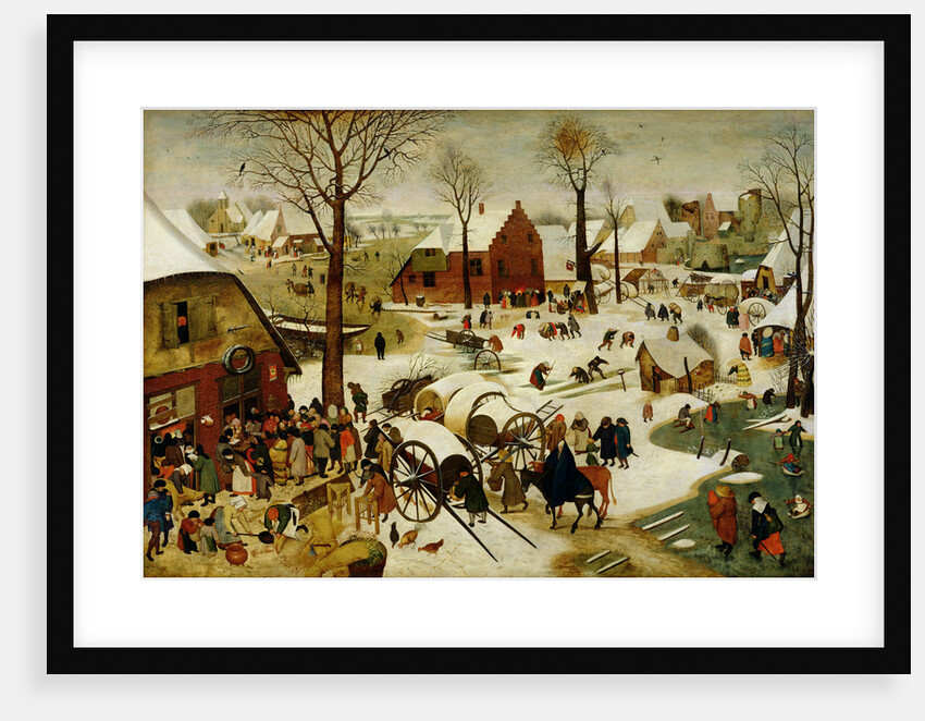 The Census at Bethlehem 16th century by Pieter The Elder Brueghel