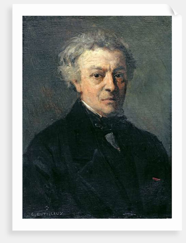 Portrait of Camille Corot c.1863 by Henri Joseph Constant Dutilleux