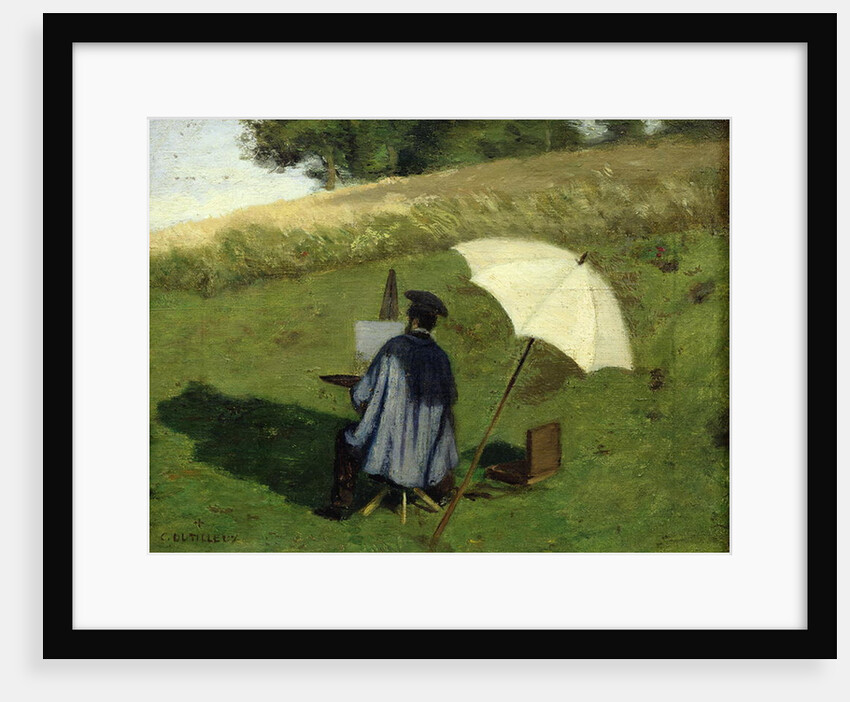 Desire Dubois Painting in the Open Air, c.1852 by Henri Joseph Constant Dutilleux