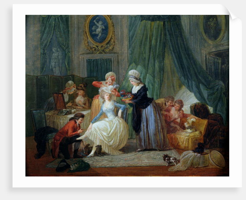 The Toilet by Francois Louis Joseph Watteau