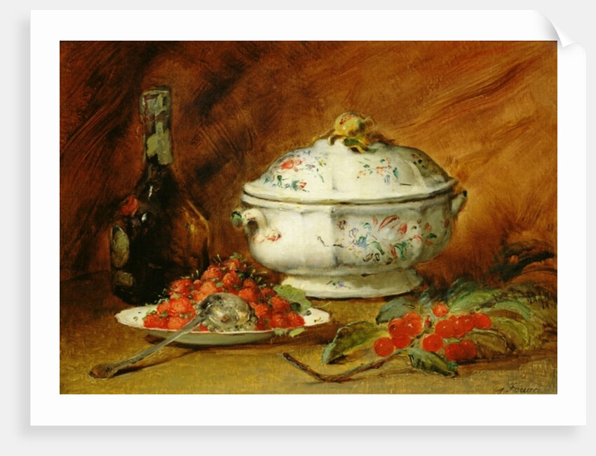 Still Life with a Soup Tureen by Guillaume Romain Fouace