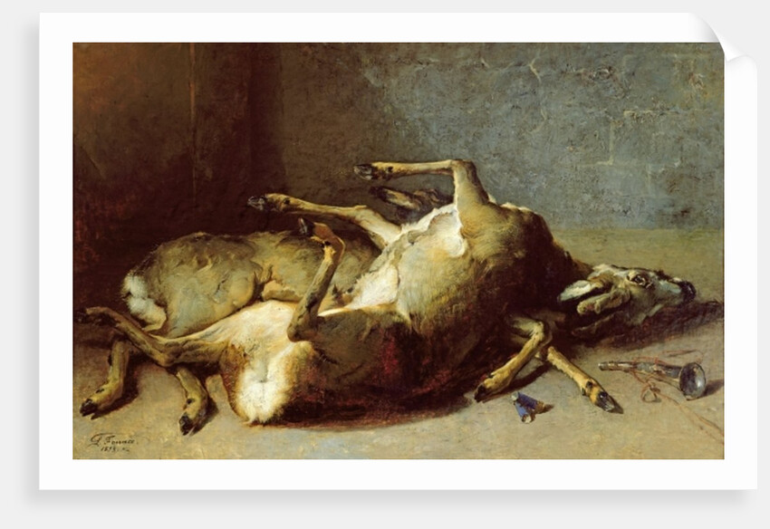 Roe Deer, 1893 by Guillaume Romain Fouace