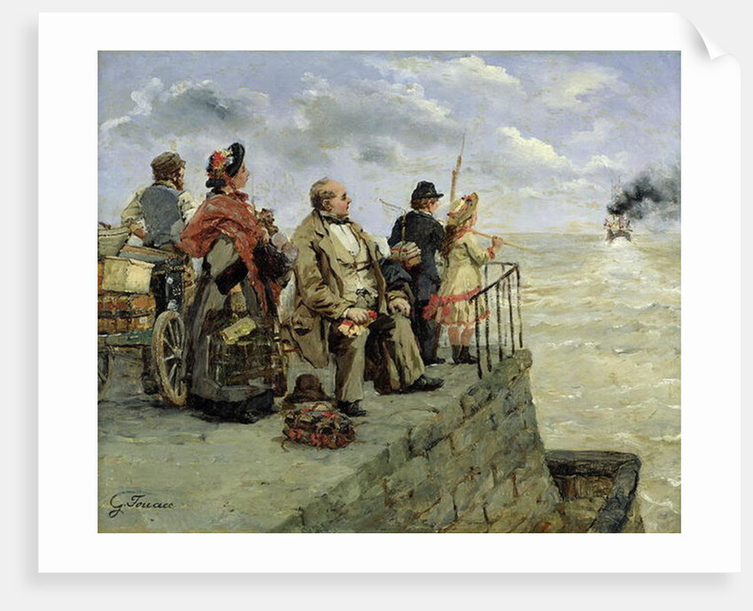 Leaving for Jersey by Guillaume Romain Fouace