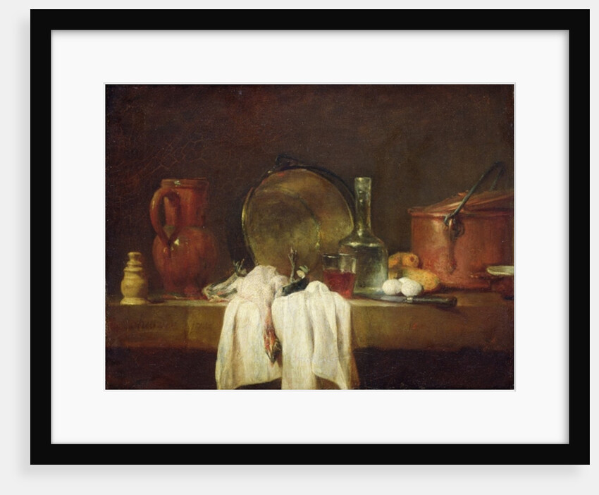 The Kitchen Table by Jean-Baptiste Simeon Chardin