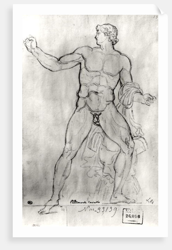 Colossus of Monte Cavallo by Jacques Louis David