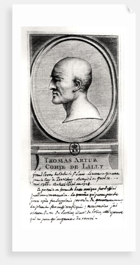 Thomas Arthur Comte de Lally, c.1766 by French School