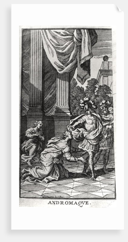 Andromache at the Feet of Pyrrhus by Francois Chauveau