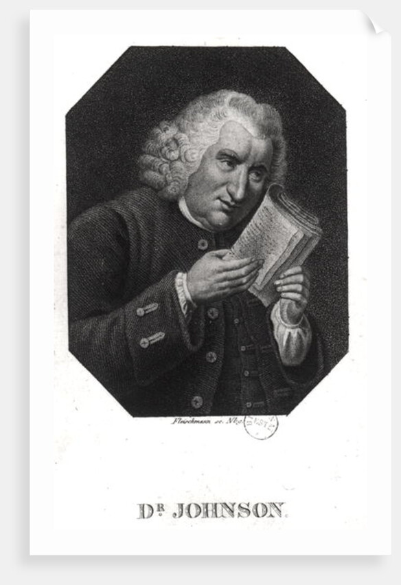 Dr. Samuel Johnson by Auguste Christian Fleischmann