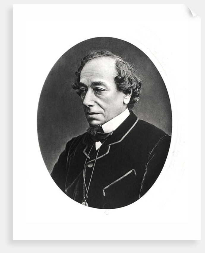 Benjamin Disraeli c.1874 by English Photographer