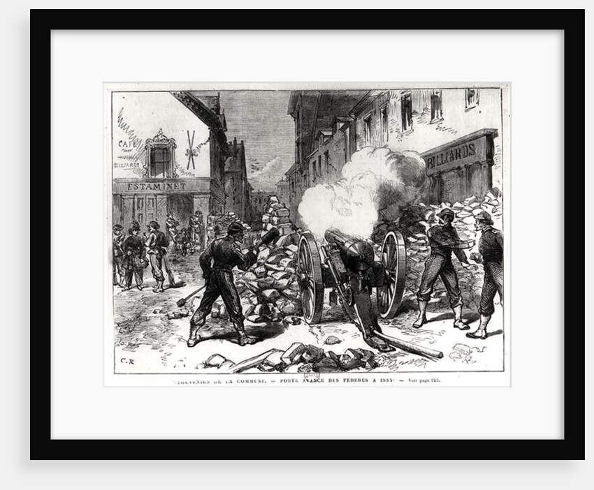 The Paris Commune: A Barricade at Issy, May 2nd 1871 by French School