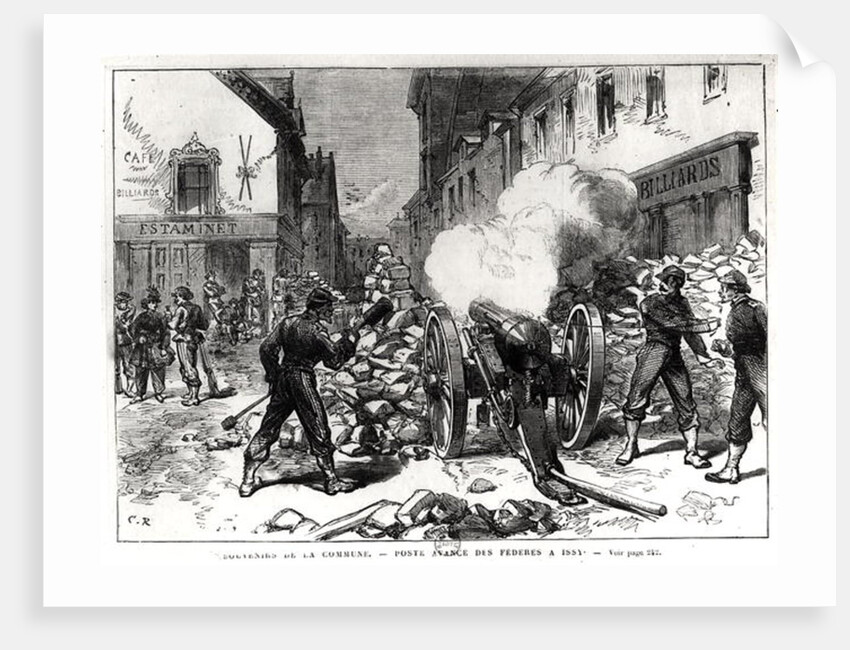 The Paris Commune: A Barricade at Issy, May 2nd 1871 by French School