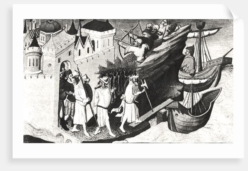 The Great Khan's soldiers take the island of Sypangu, c.1410-12 by Boucicaut Master