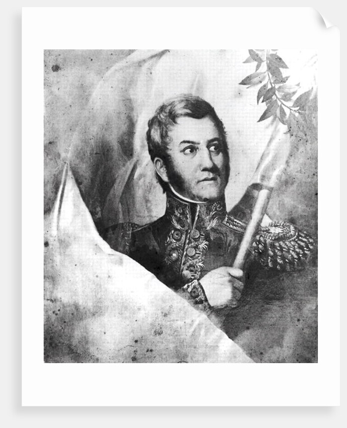 General Jose de San Martin by French School