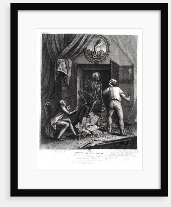 The Discovery of the Royal Correspondence in the Tuileries by French School