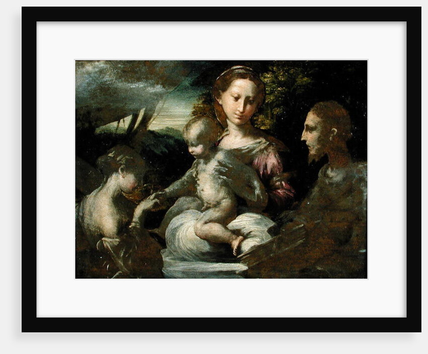 Study for The Mystic Marriage of St. Catherine, c.1527 by Parmigianino