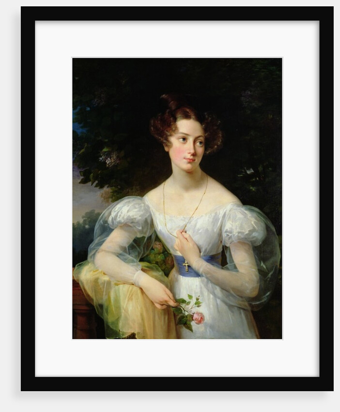 Portrait of Hortense Ballu, future Madame Alphonse Jacob-Desmalter, c.1832-37 by Antoinette Cecile Hortense Lescot Haudebourt