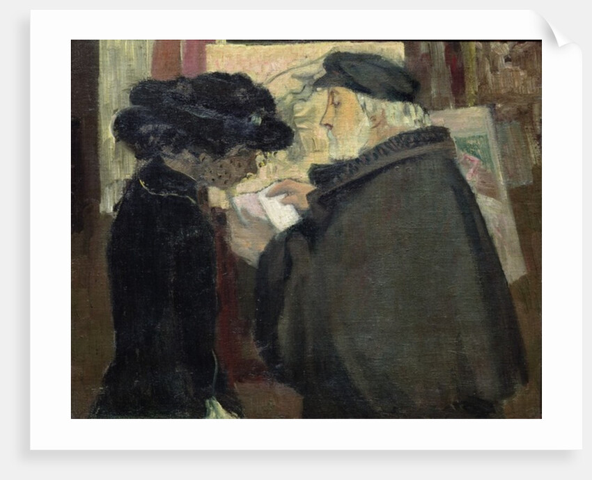 Edgar Degas with his Model, c.1904 by Maurice Denis