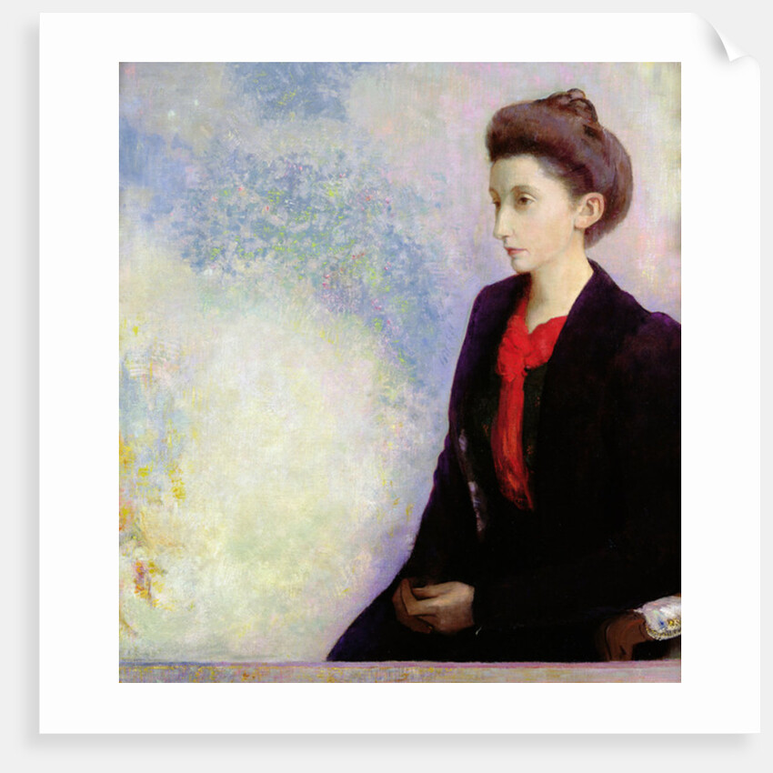 Portrait of Baroness Robert de Domecy, 1900 by Odilon Redon
