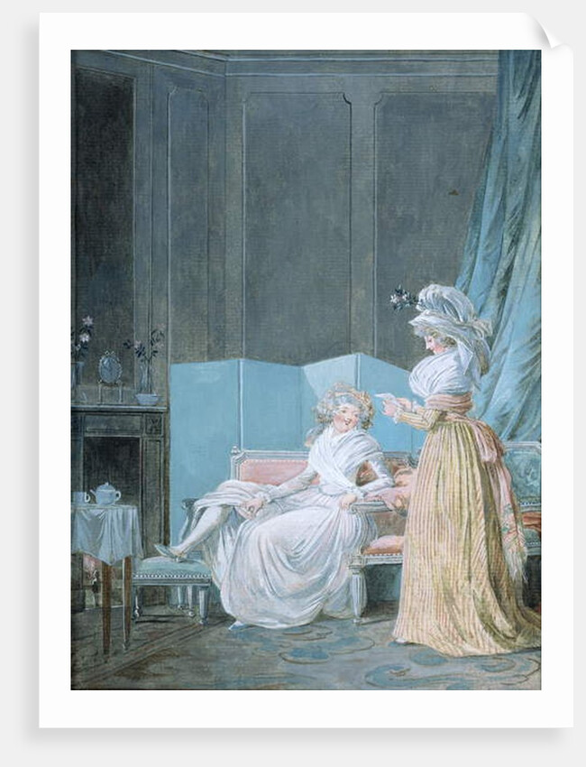 Reading the Letter by Jean Baptiste Mallet