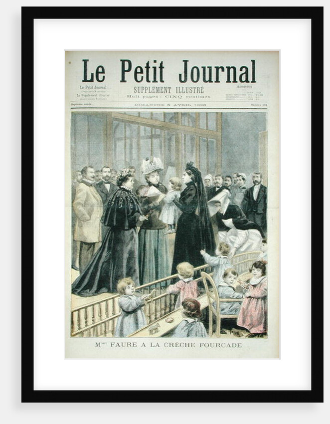 Madame Faure at the Fourcade Creche by Oswaldo Tofani