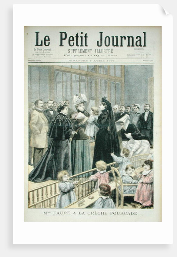 Madame Faure at the Fourcade Creche by Oswaldo Tofani