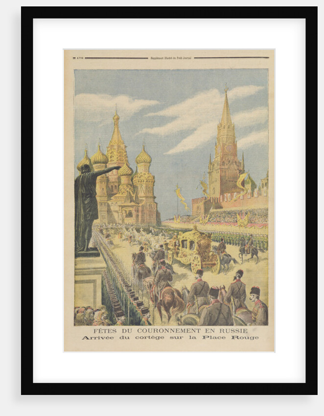 Celebration for the Coronation of Tsar Nicolas II Arrival of the Cortege in Red Square by Henri Meyer