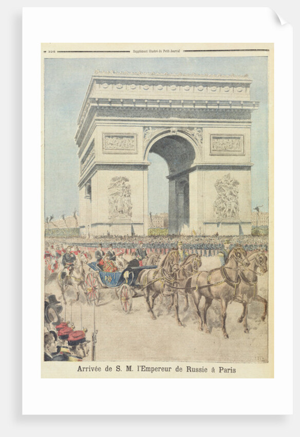 Tsar Nicolas II in Paris by Henri Meyer