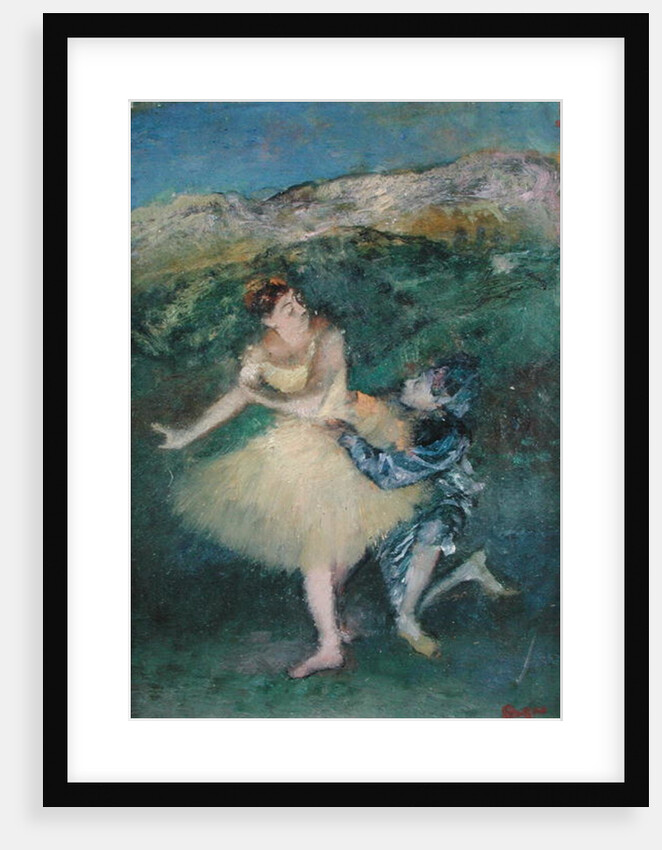 Harlequin and Colombine, c.1886-90 by Edgar Degas