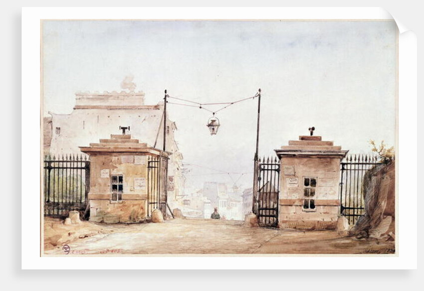 The Barriere de Menilmontant by Pierre Luc Charles Ciceri
