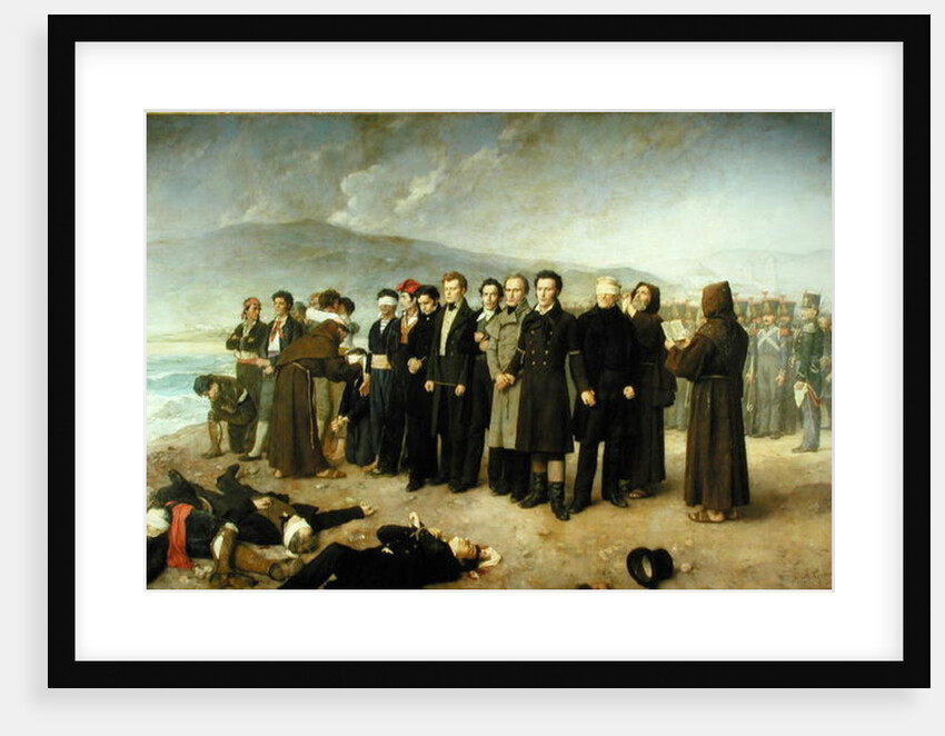 Execution of Jose Maria de Torrijos y Uriarte and his Companions in 1831, 1888 by Antonio Gisbert