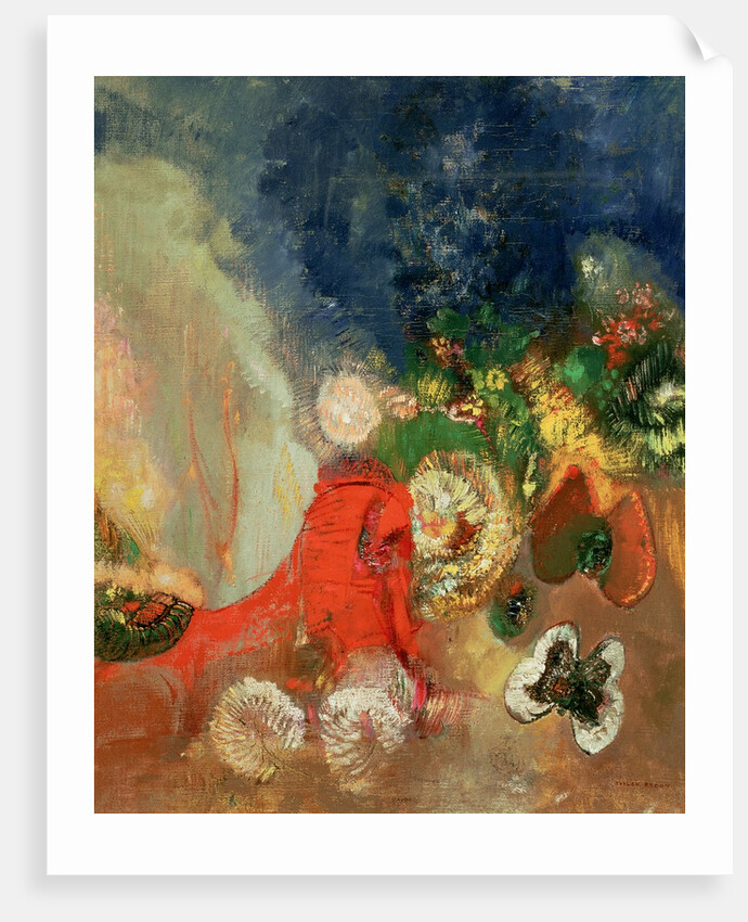 The Red Sphinx, c.1912 by Odilon Redon