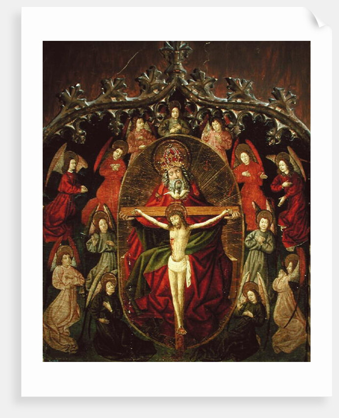 The Holy Trinity Surrounded by Angels by Jorge Ingles