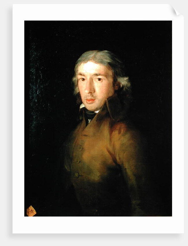 Portrait of Leandro Fernandez de Moratin by Francisco Jose de Goya y Lucientes