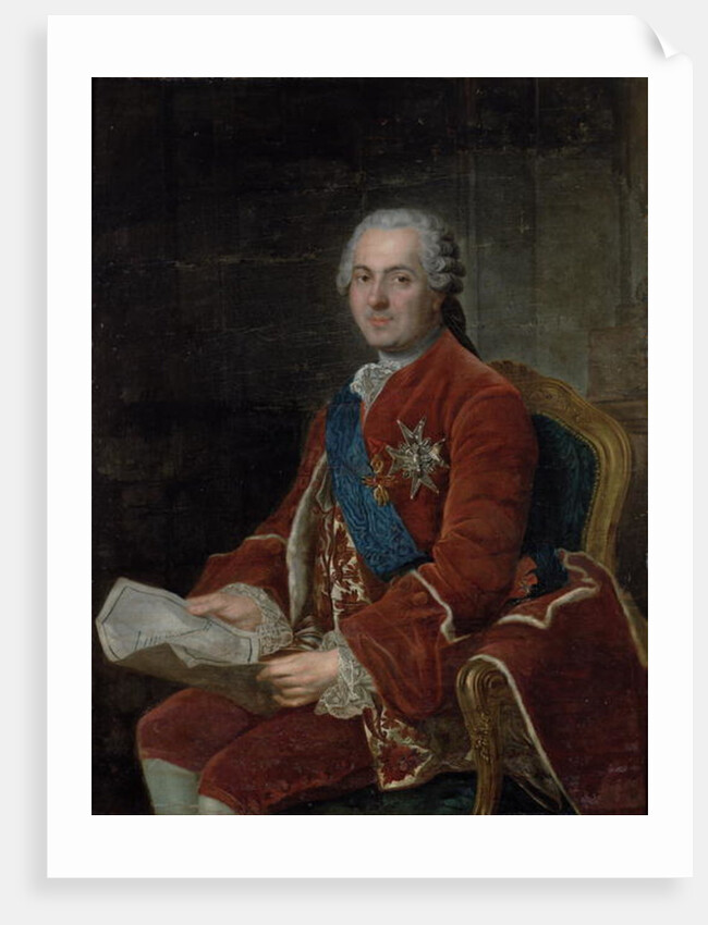 Portrait of Louis, Dauphin of France by Anne-Baptiste Nivelon