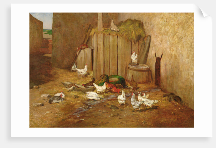 The Farmyard by Philibert-Leon Couturier