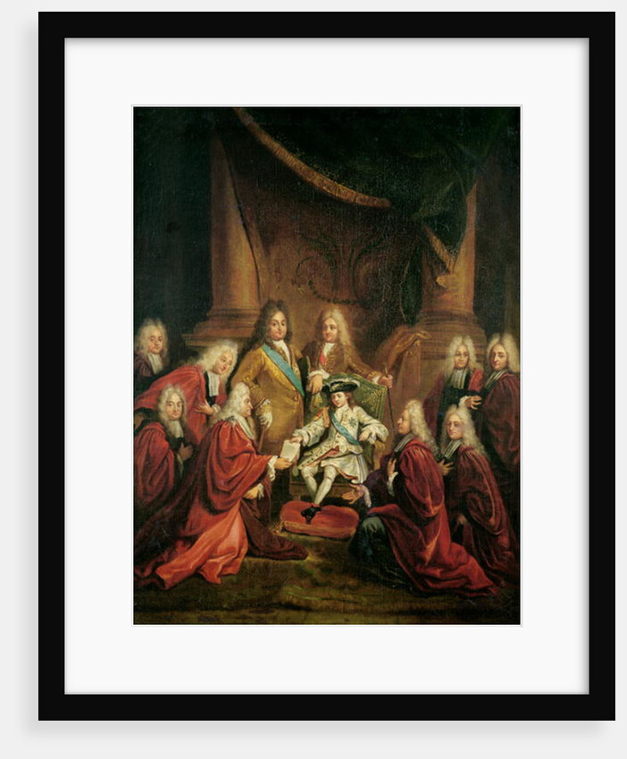 Louis XV Granting Patents of Nobility to the Municipal Body of Paris by Louis de the Younger Boulogne