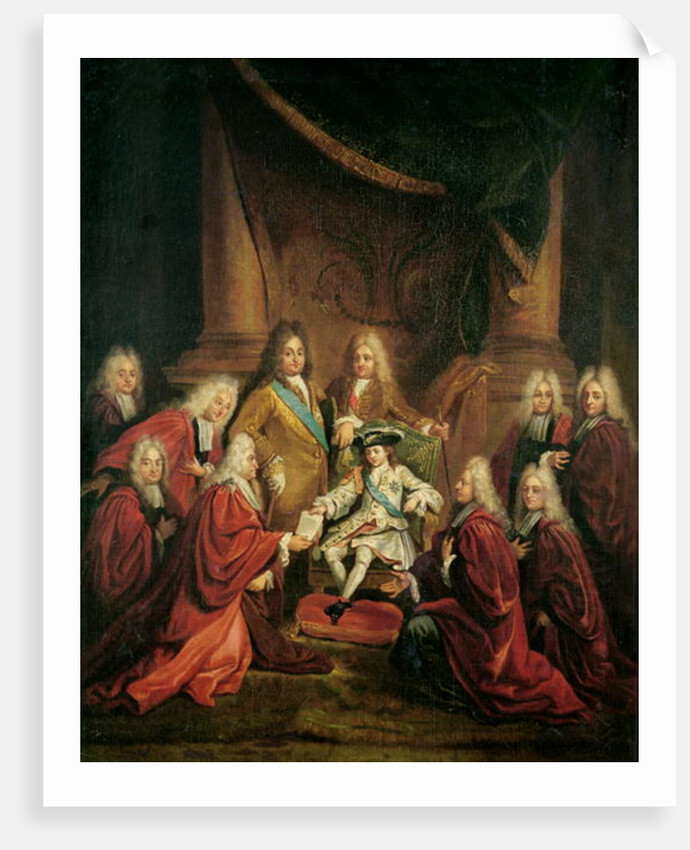 Louis XV Granting Patents of Nobility to the Municipal Body of Paris by Louis de the Younger Boulogne