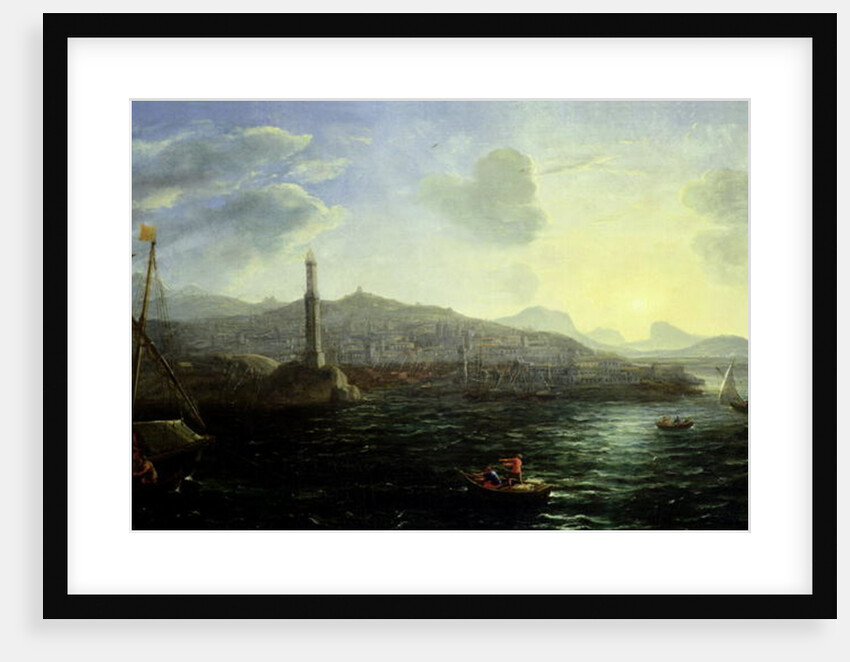 The Port of Genoa, Sea View by Claude Lorrain