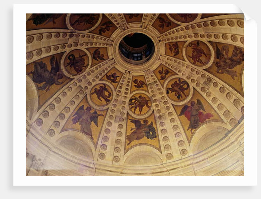 Detail of the dome, built 1635-42 by Philippe de Champaigne