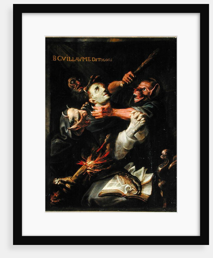 The Blessed Guillaume de Toulouse Tormented by Demons by Ambroise Fredeau