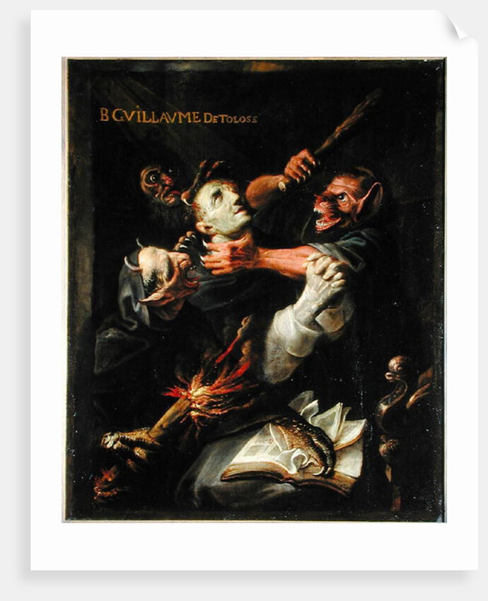 The Blessed Guillaume de Toulouse Tormented by Demons by Ambroise Fredeau