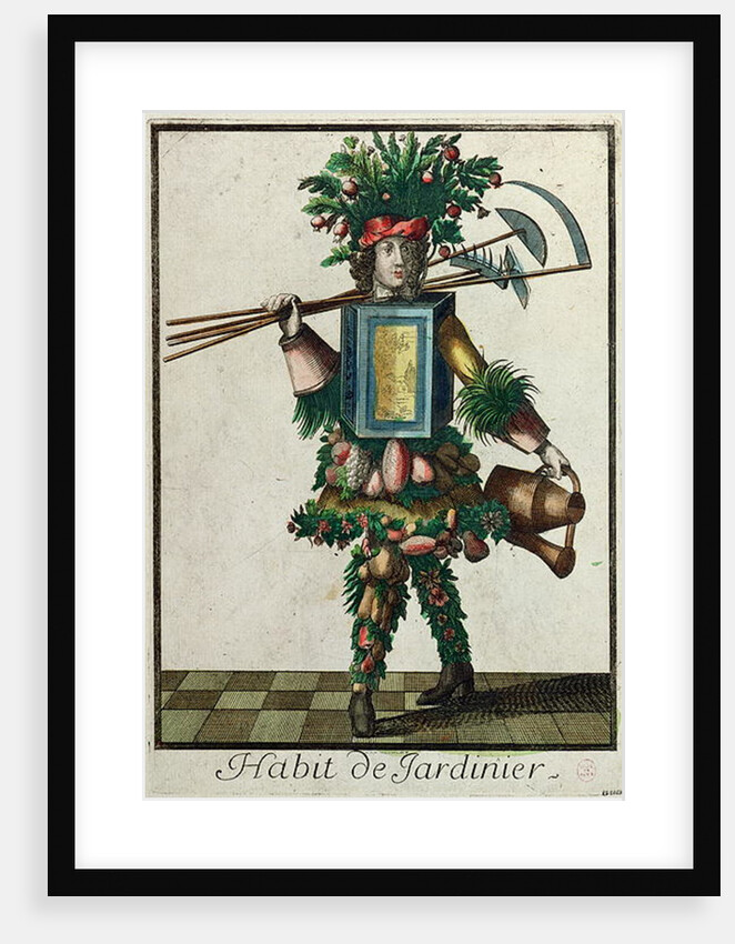 The Gardener's Costume by Bonnart (1650-1750)