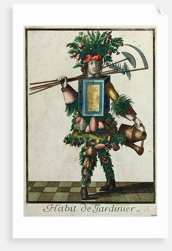 The Gardener's Costume by Bonnart (1650-1750)