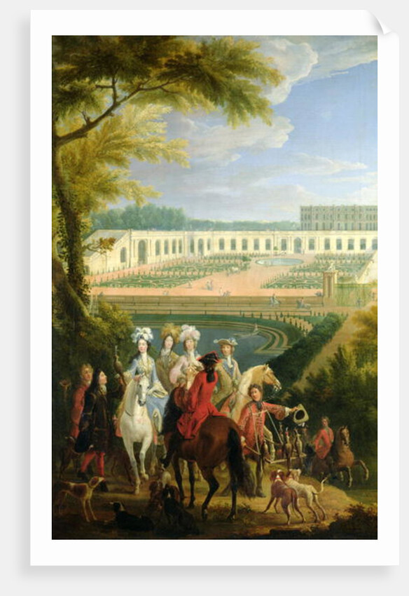 View of the Orangerie at Versailles, after 1697 by Pierre-Denis Martin