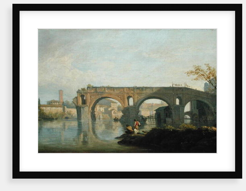 The Ponte Rotto, Rome by Claude Joseph Vernet