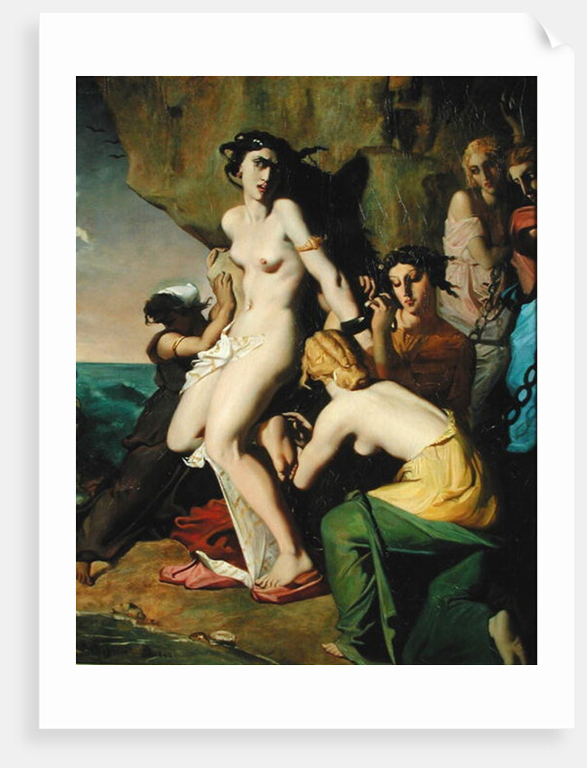 Andromeda Tied to the Rock by the Nereids, 1840 by Theodore Chasseriau