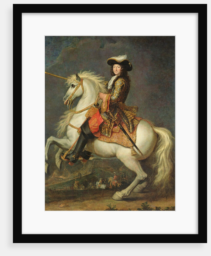 Equestrian Portrait of Louis XIV by Rene Antoine Houasse