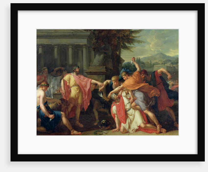 The Death of Tatius by Anne Louis Girodet de Roucy-Trioson