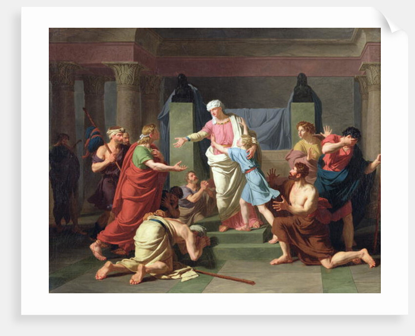 Joseph Recognised by his Brothers, 1789 by Charles Thevenin