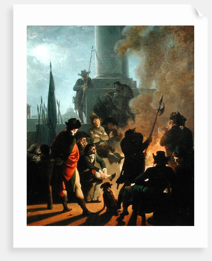 Revolutionary Scene: A Bivouac by Nicolas Antoine Taunay